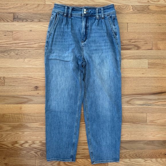 Anthropologie High-Rise Pleated Jeans - Picture 2 of 6